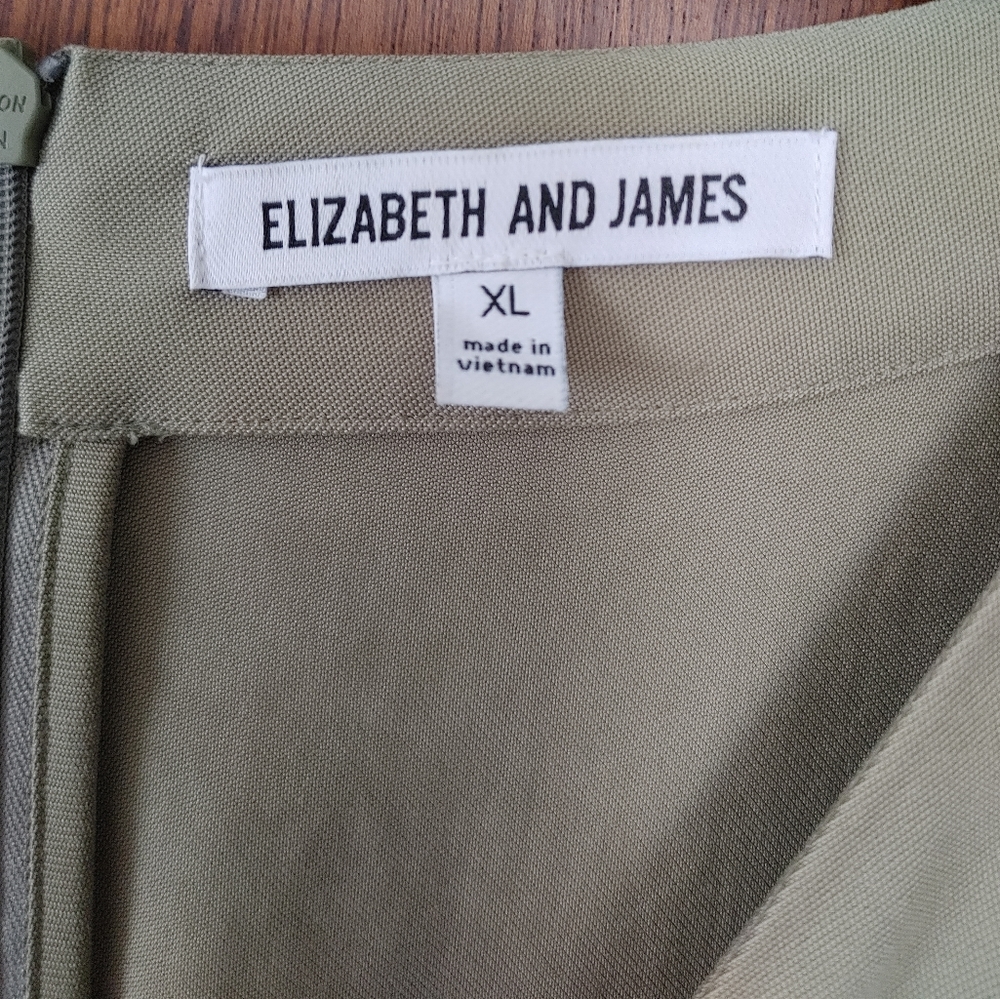 Women's Olive green Elizabeth and James one piece pant size XL - Picture 3 of 3